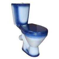 Унитаз+бачок "Элегант" синий г. Киров