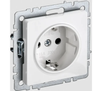 Розетка 1СП евро мех. з/ш 16А бел.Brite РС14-1-0-БрБ
