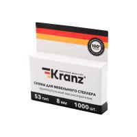 Скобы для степлера 8мм тип 53 1000шт KRANZ