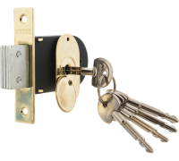 Замок врезной Apecs 90-K-G