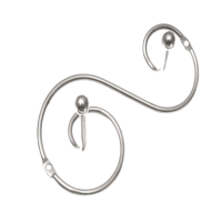 Крючки на планке 2шт F2 Аквалиния