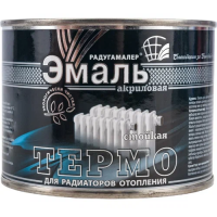 Эмаль акрил. белая д/радиат. 1,9л "Радуга"