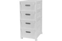 Комод 4-х секц.Velvet с52188/16бп бел.