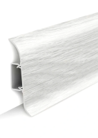 Плинтус 252 "Идеал Классик" (Ясень белый К-П55п) 2,2м.