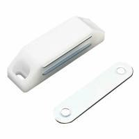 Магнит мебельный средний L-60 h-15 белый