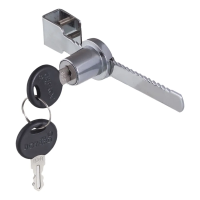 Z518CP/120 Замок витринный (крокодил) L-120 хром