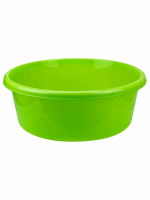 Таз круглый ярко-зеленый 11л М 2513