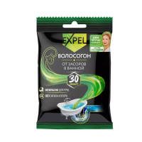 Ср-во д/устранения засора от волос 50гр "Expel"