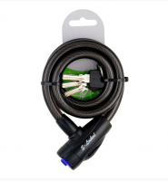 Замок велосипедный 12х100см S-Locked-09T чёрный