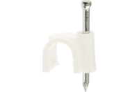 Скобы д/кабеля круглые 6мм 16шт