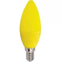 Лампа Ecola LED В35 6W E14 Желтая