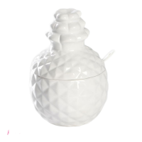 Банка д/сыпучих 300мл с ложкой ананас 9820294