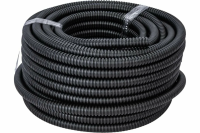 Труба гофр.16мм ПНД черная с зондом 20м