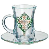Чайная пара 145мл Армуду с ручкой Ислими з2411д/исл