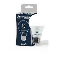 Лампа Включай LED 15Вт Е27 А60 4000К