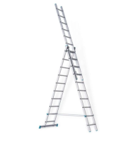 Лестница 3х11 ступеней 3,03/5,19/7,36м вес 17,3кг Турция