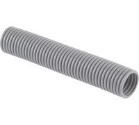 23119 Труба гофр.40мм ПВХ серая с зондом 1м 