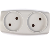 Разветвитель Эра 2rн б/з белый SP-2-W