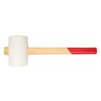 Киянка резин. белая, деревян. ручка 50мм (340гр) 45332
