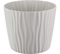 Горшок для цветов Волна d-160мм 2л. с вкладышем(белый)М3188