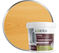 Лак в/д тонированный 0,9кг Сосна "Лакра"