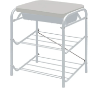 Банкетка БП1/С серый матовый 