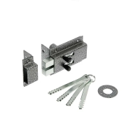 Замок накладной Делга Комаз прямой ход ключа