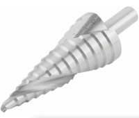 Сверло ступенчатое HSS Co 5% по металлу, спиральный профиль,13 ступений 6-30мм