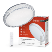 Светильник IN Home Sapfir 120W 3000-6500R пульт