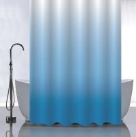 Штора САНАКС д/ванной без колец PEVA 180х180см переход-микс