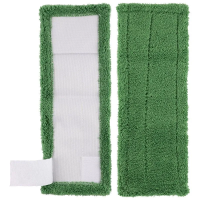 Насадка для швабры из микрофиб.с карманами на липучке 12х37см