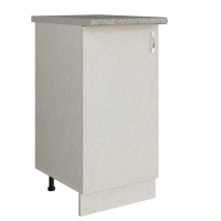 Стол кухонный 400 белый, столешница гранит