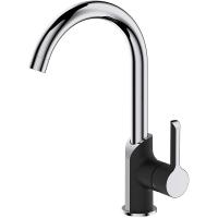 Смеситель для кухни НВ70805-7 черный/хром