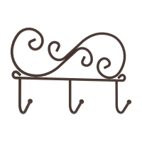 Вешалка Кружева 3 коричневый ВН275Кор 102062
