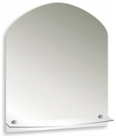 Зеркало MIXLINE "Арка" 500*580 с полкой