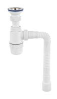 ВП6170 Сифон "Элит" с нерж.чашкой и гибкой трубой