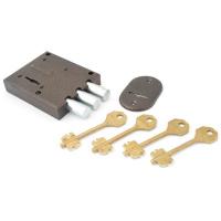 Замок накладной Симеко БИФ-0025*4 б/о, б/тор.пл.