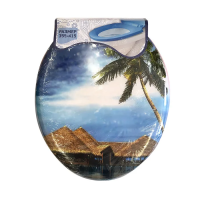 Крышка д/унитаза мягкая цветное