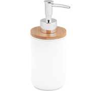 Дозатор для жидкого мыла Бамбук белый ОК-М8058