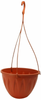Горшок д/цветов "Алиция" д-250мм (терракотовый) подвесной 