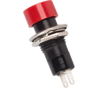 Выключатель 1кл.250V 1A ON-OFF красн.микро