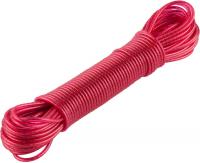 Шнур ЗУБР "Мастер" бельевой,стальная сердцевина, в пласт.оплётке,15м