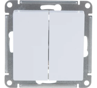 Выключатель 2СП Atlasdesign мех.бел.ATN000151