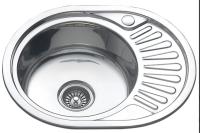 Мойка MIXLINE овал 57х45 (0,6) левая с сифоном 3 1/2