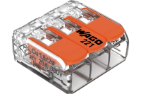 Клемма СМК 221-413 3*0,2-4мм2 WAGO