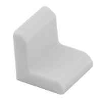 Уголок крепежный с крышкой 28х28х28мм в ассорт. 1шт