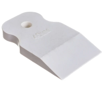 Шпатель резиновый белый 40мм БИБЕР (35265)