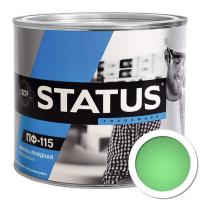 Эмаль ПФ-115 салатная 0,8кг"STATUS"