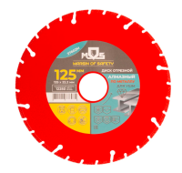 Диск алмазный отрезной по металлу 125мм 37602М