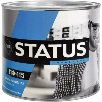 Эмаль ПФ-115 белая 2,6кг "STATUS"